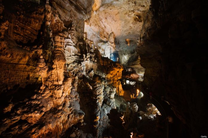 Cueva superior de la Gruta de Jeita.