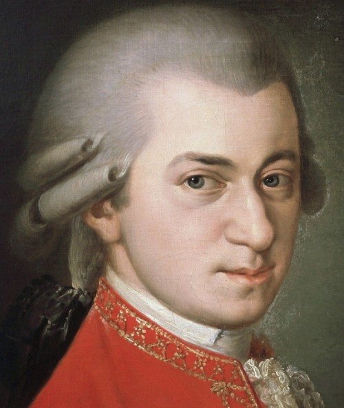 Por qué murió Mozart: cuadro póstumo del compositor, donde se enmarca su rostro.