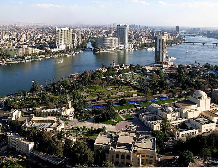 Ciudades densamente pobladas del mundo: El Cairo - vista panorámica.