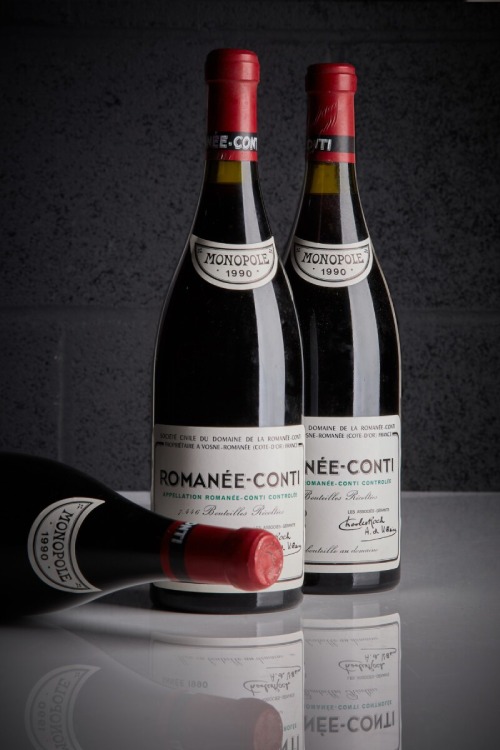 Romanée-Conti Grand Cru 1990 (©Romanee-Conti - Sotheby's).